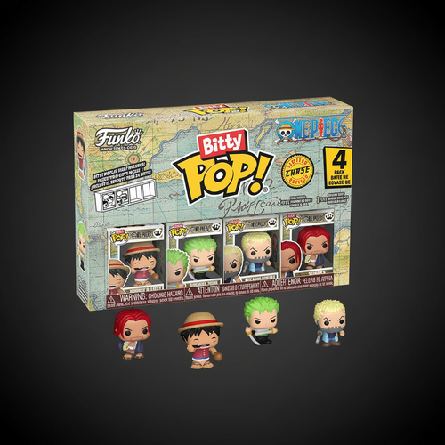 Bitty POP One Piece Luffy Pack 4 Funko minifiguras — PokeLine