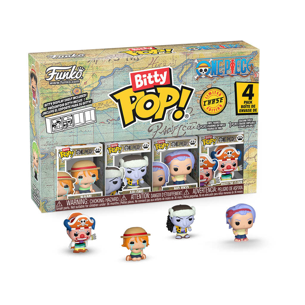 Blister 4 figuras Bitty POP One Piece Nami