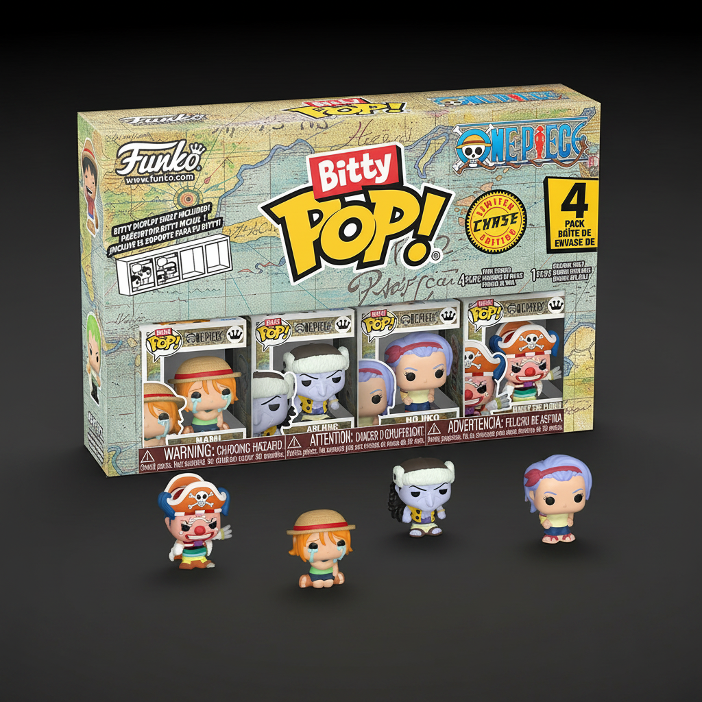 Bitty POP One Piece Nami Pack 4 Funko minifiguras — PokeLine