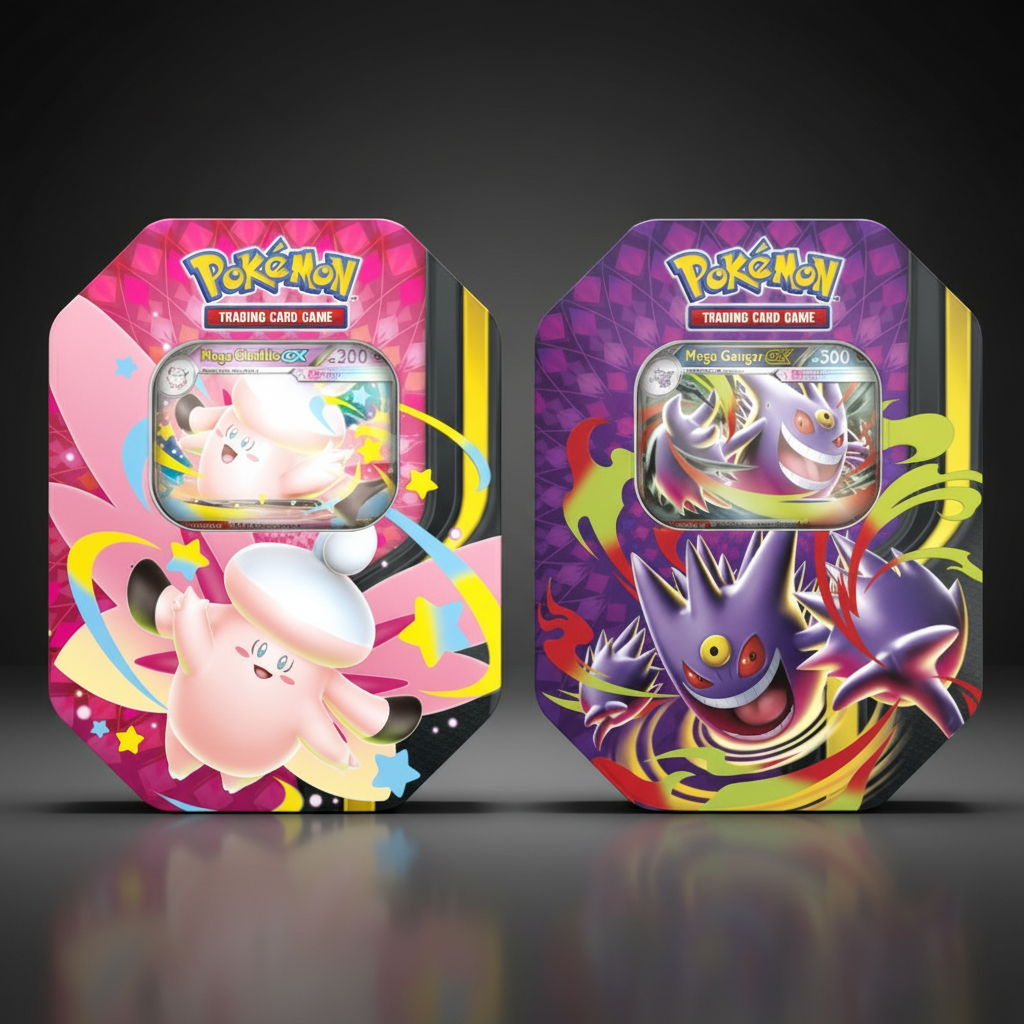 Lata Verano Mega-Clefable Mega-Gengar ex Pokémon TCG — PokeLine