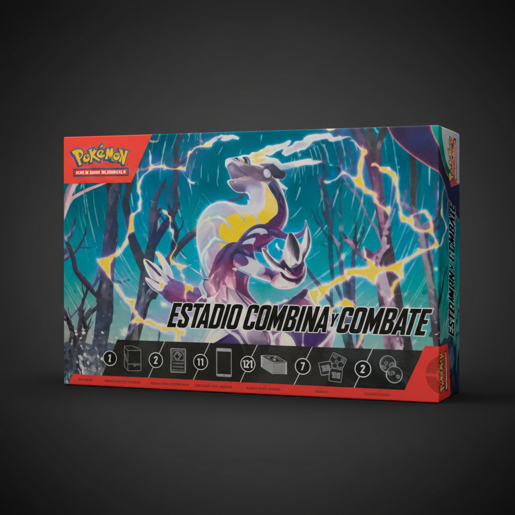 Estuche Estadio Combina y Combate Pokémon TCG — PokeLine