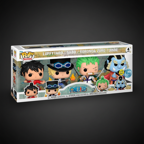 Bitty POP One Piece Pack 4 Exclusive Funko minifiguras — PokeLine