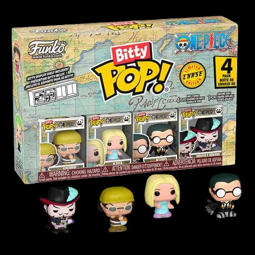 Blister 4 figuras Bitty POP One Piece Usopp