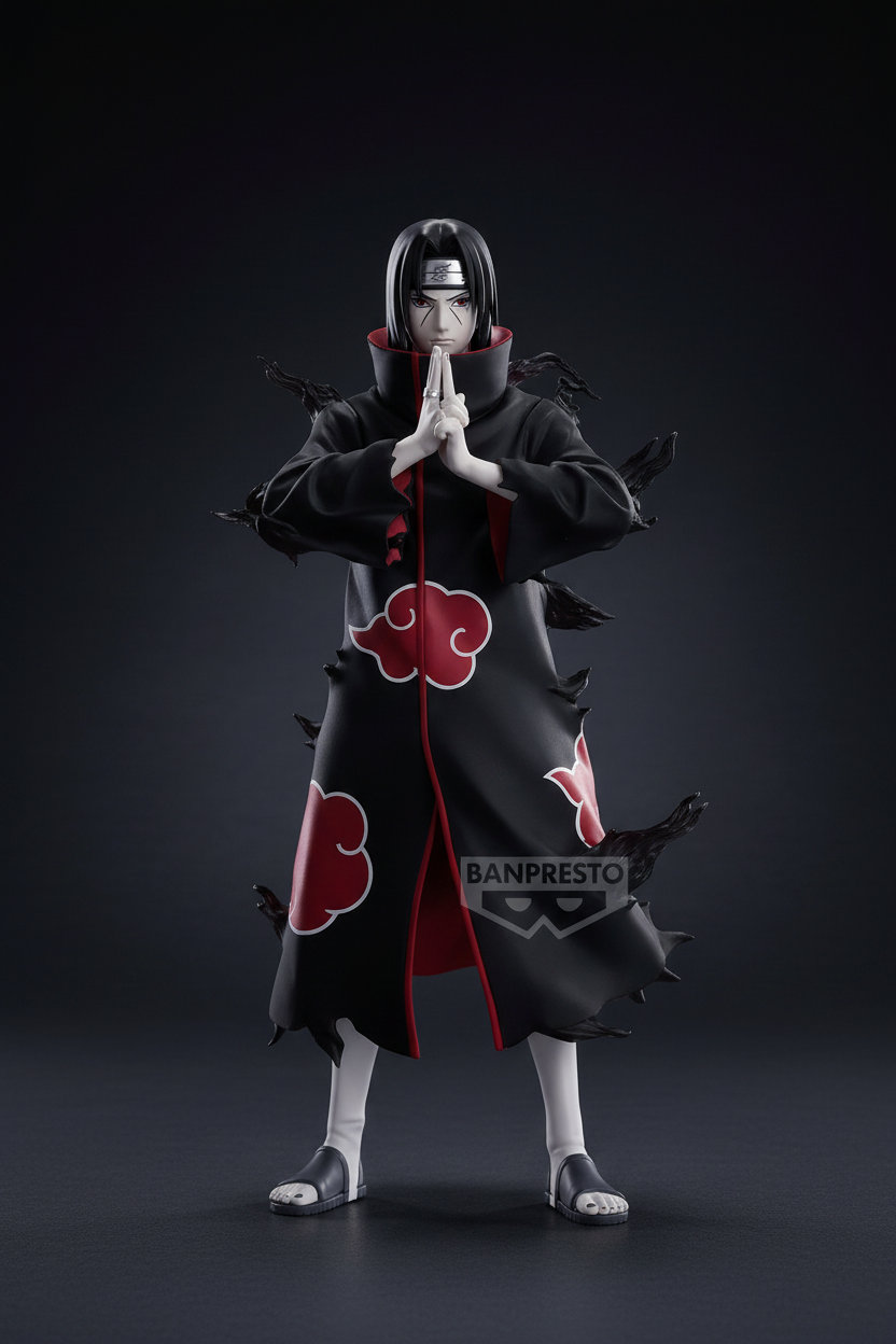 Figura Banpresto Itachi Uchiha Noir Edge Naruto Shippuden 23cm
